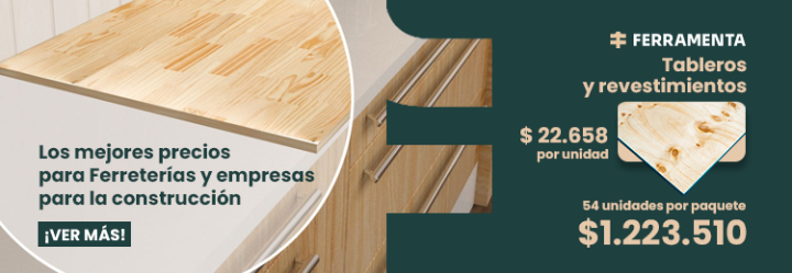 Tableros y revestimientos Madera para la construcción ventas al mayor Ferramenta Chile