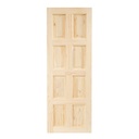 Puerta Exterior Sólida de Pino Radiata Palermo 2m