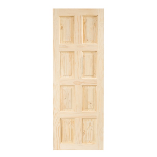 [PPPAL04500002000] Puerta Exterior Sólida de Pino Radiata Palermo 2m